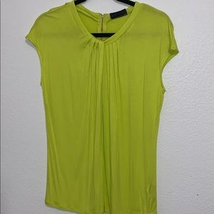 Neon green blouse